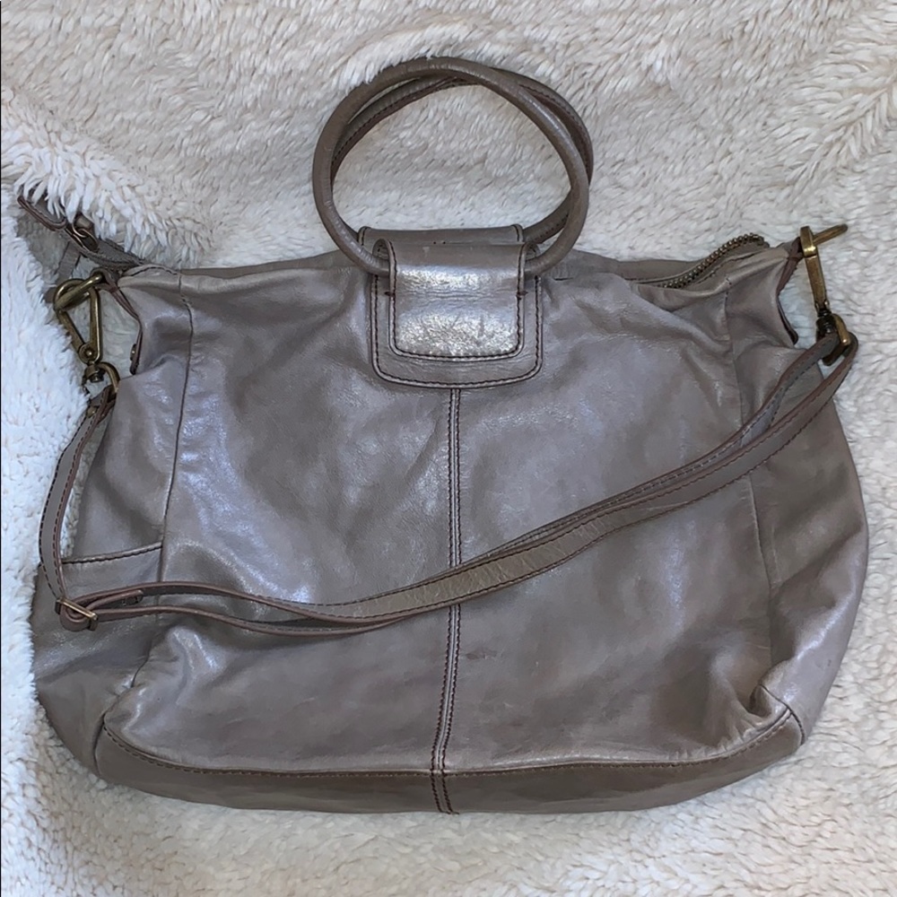 Hobo light grey purse
